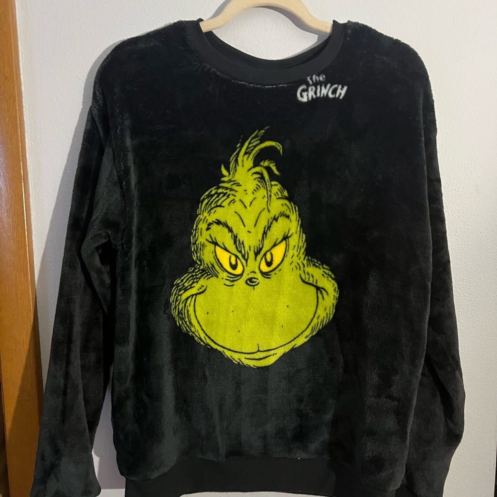 The Grinch Black Crewneck Sweater